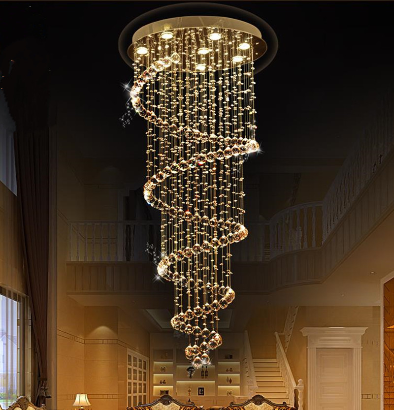 modern spiral chandelier